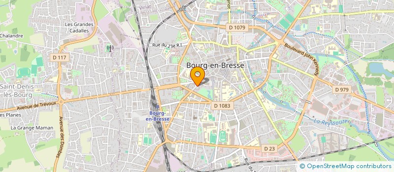 localisation de l'entreprise PREFECTURE DE DEPARTEMENT AIN à BOURG-EN-BRESSE