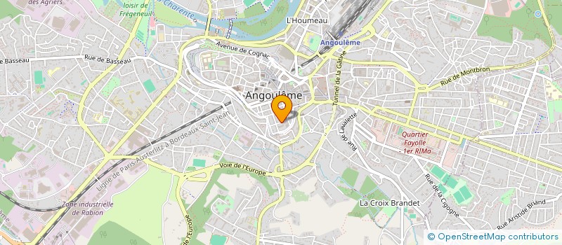 localisation de l'entreprise PREFECTURE DE DEPARTEMENT CHARENTE à ANGOULEME