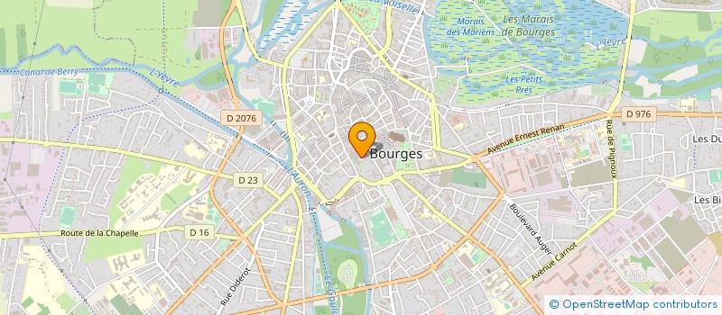 localisation de l'entreprise PREFECTURE DE DEPARTEMENT CHER à BOURGES