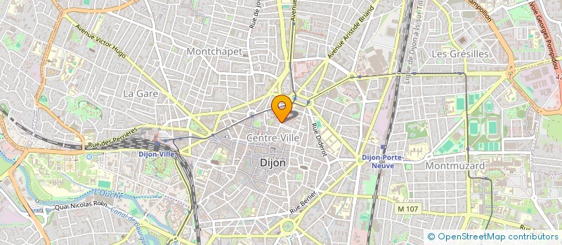 localisation de l'entreprise PREFECTURE DE DEPARTEMENT COTE-D'OR à DIJON