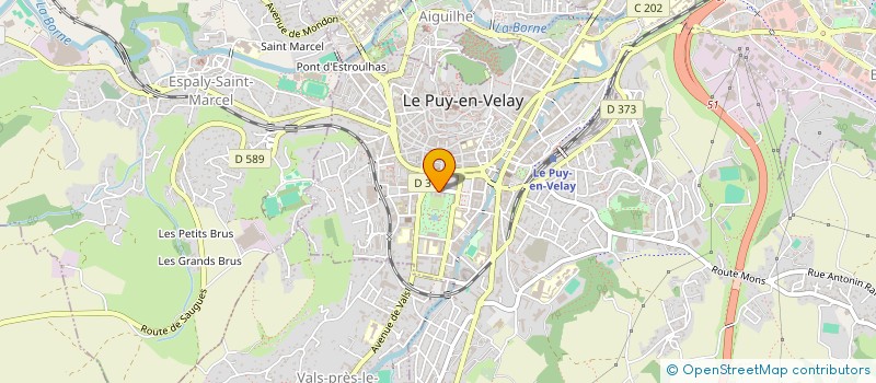 localisation de l'entreprise PREFECTURE DE DEPARTEMENT HAUTE-LOIRE  LE PUY EN VELAY