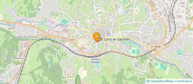 localisation de l'entreprise PREFECTURE DE DEPARTEMENT JURA à LONS-LE-SAUNIER