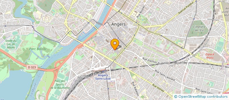 localisation de l'entreprise PREFECTURE DE DEPARTEMENT MAINE-ET-LOIRE à ANGERS