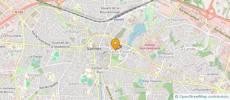 localisation de l'entreprise PREFECTURE DE DEPARTEMENT MORBIHAN à VANNES