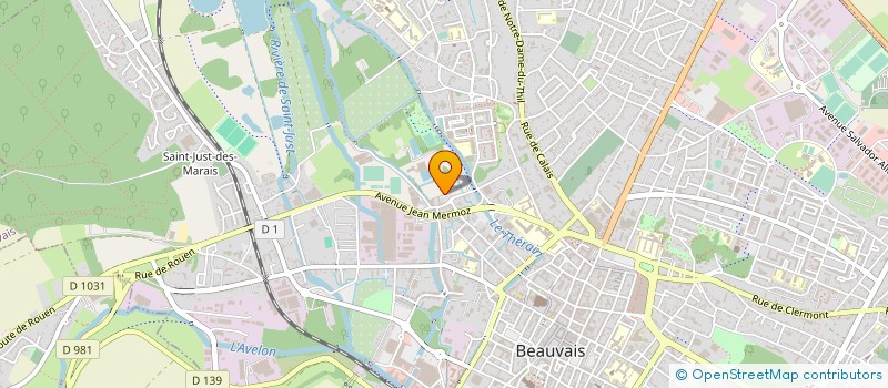 localisation de l'entreprise PREFECTURE DE DEPARTEMENT OISE  BEAUVAIS