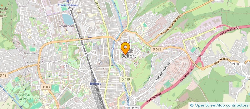 localisation de l'entreprise PREFECTURE DE DEPARTEMENT TERRITOIRE DE BELFORT à BELFORT