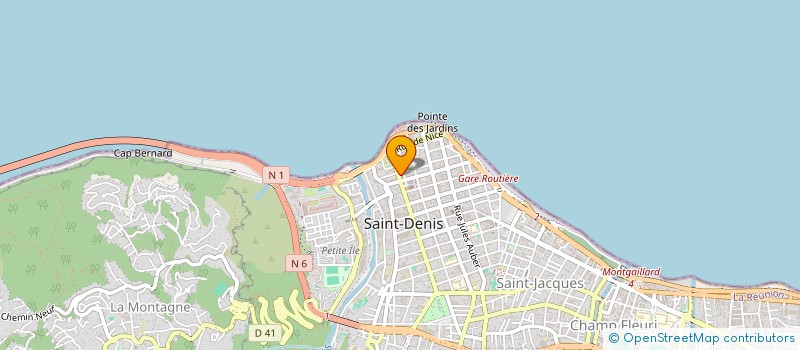 localisation de l'entreprise PREFECTURE DE LA REUNION à SAINT-DENIS