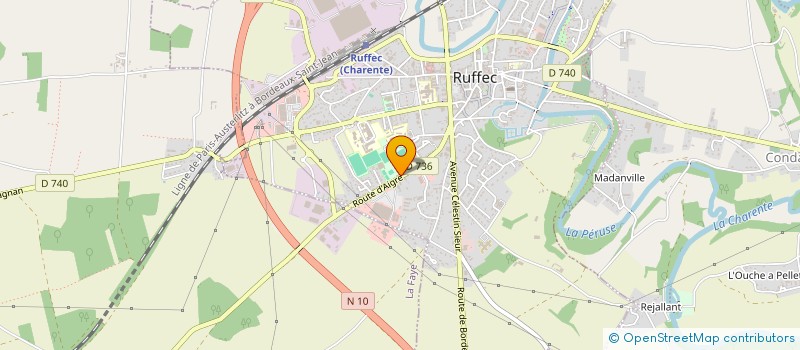 localisation de l'entreprise PREFERENCE à RUFFEC