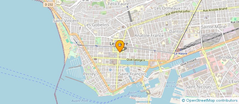 localisation de l'entreprise PREFERENCE BA à LE HAVRE