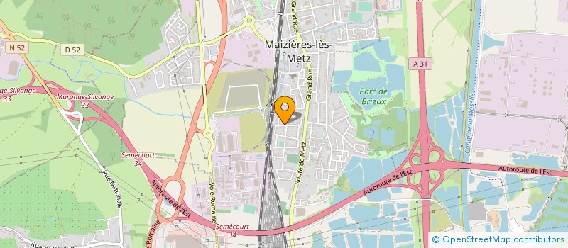 localisation de l'entreprise PREFERENCE COIFFURE MAIZIERES à MAIZIERES-LES-METZ