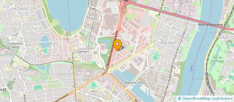 localisation de l'entreprise PREFERENCE IMMOBILIER 64  BORDEAUX