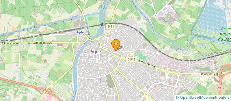 localisation de l'entreprise PREFERENCE ORGANISATION  AGDE