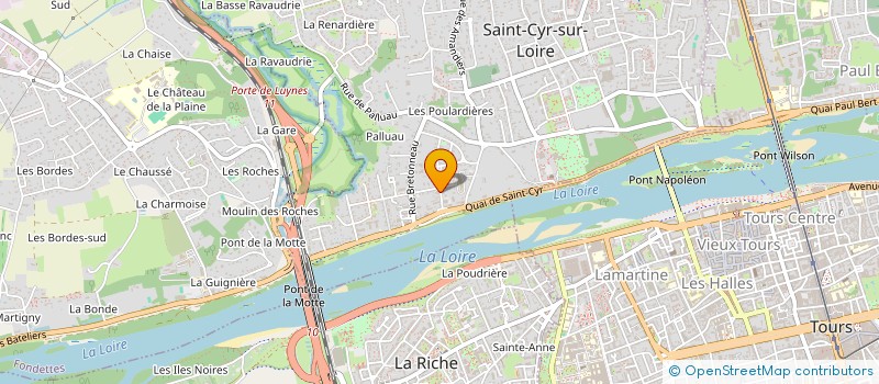 localisation de l'entreprise PREFERLAC à SAINT-CYR-SUR-LOIRE