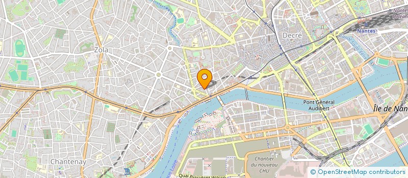 localisation de l'entreprise PREFIA à NANTES