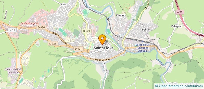 localisation de l'entreprise PREFIGURATION PAYS ST FLOUR HTE AUVERGNE à SAINT-FLOUR
