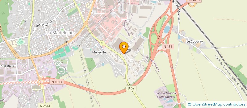 localisation de l'entreprise PREFILEC à LE VIEIL-EVREUX