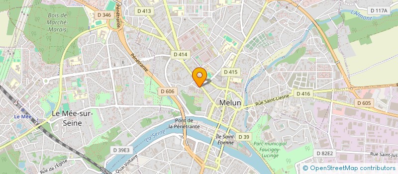 localisation de l'entreprise PREFIMMO à MELUN