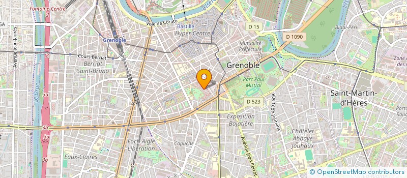 localisation de l'entreprise PREFIX à GRENOBLE