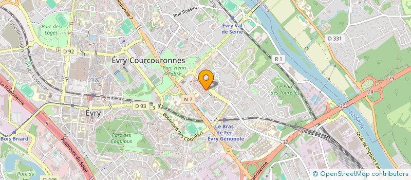 localisation de l'entreprise PREFIX LABS à EVRY-COURCOURONNES