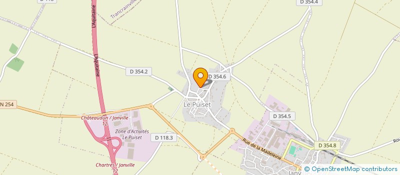localisation de l'entreprise PREFORM à JANVILLE-EN-BEAUCE