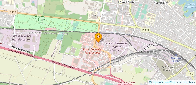 localisation de l'entreprise PREFORMED LINE PRODUCTS (FRANCE) à BUCHELAY