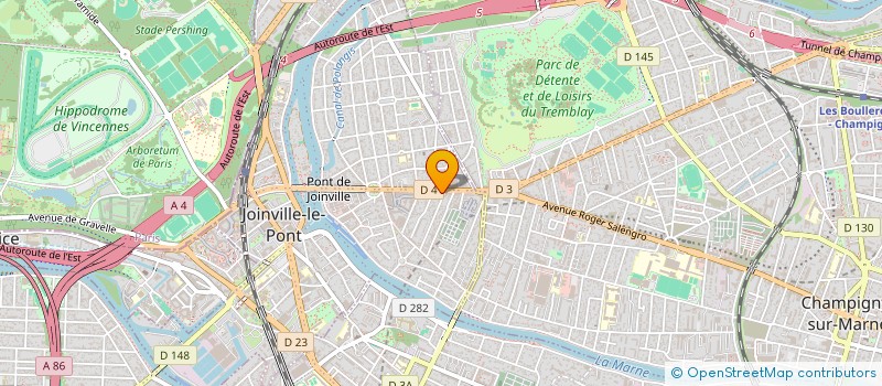 localisation de l'entreprise PREG IMMOBILIER SA à JOINVILLE-LE-PONT