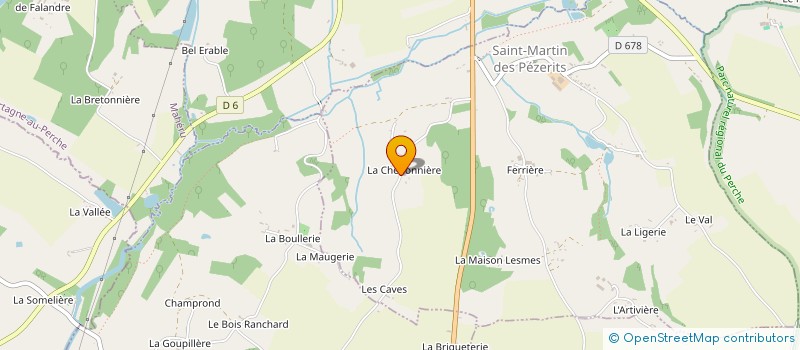 localisation de l'entreprise PREGEA à SAINT-MARTIN-DES-PEZERITS