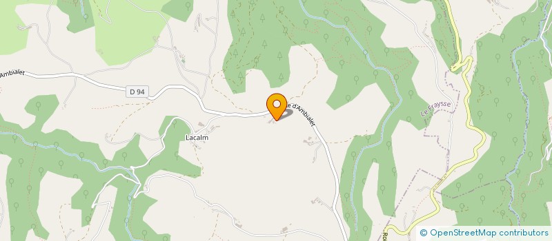 localisation de l'entreprise PREGET MICHEL  LE FRAYSSE