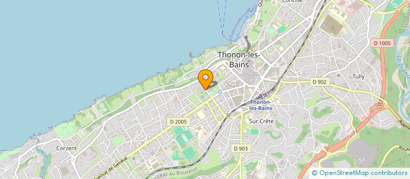 localisation de l'entreprise PREGNANCIA à THONON-LES-BAINS