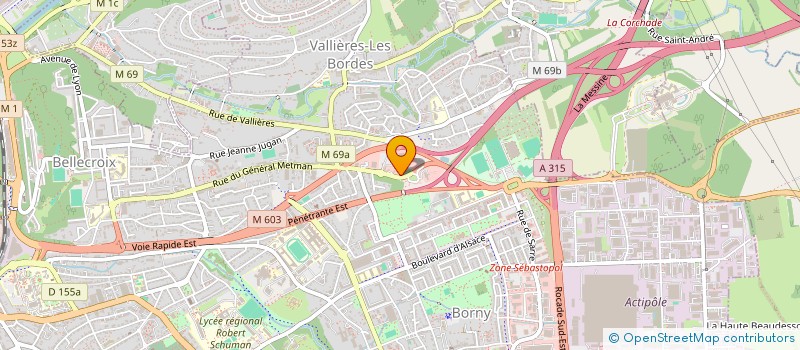 localisation de l'entreprise PREGNON AUTO CONTROLES  METZ