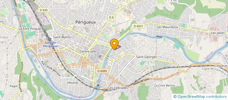 localisation de l'entreprise PREGUIMBEAU à PERIGUEUX