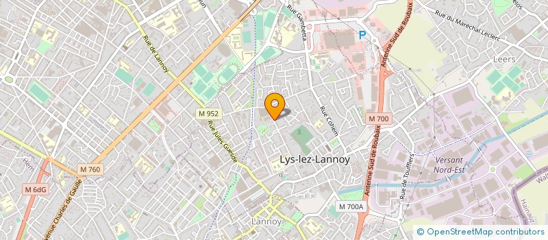 localisation de l'entreprise PREHIST ARC  LYS-LEZ-LANNOY