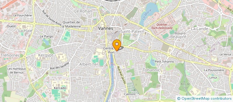 localisation de l'entreprise PREHISTOREX à VANNES