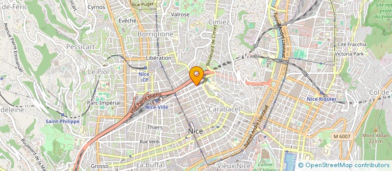 localisation de l'entreprise PREHISTOTIR à NICE
