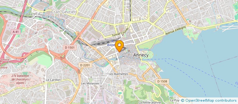localisation de l'entreprise PREJEAN à ANNECY