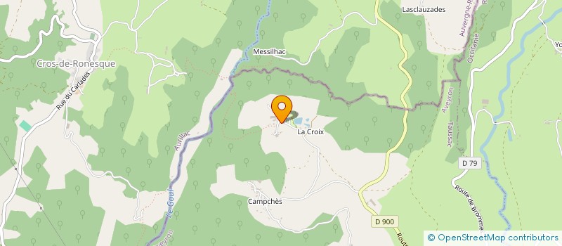 localisation de l'entreprise PREL  TAUSSAC