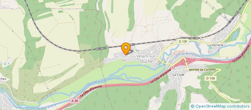 localisation de l'entreprise PRELAT  VELARS-SUR-OUCHE