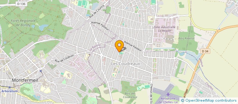 localisation de l'entreprise PRELBAT à CHELLES