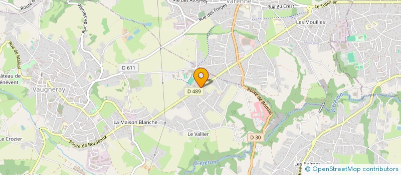 localisation de l'entreprise PRELEC  VAUGNERAY