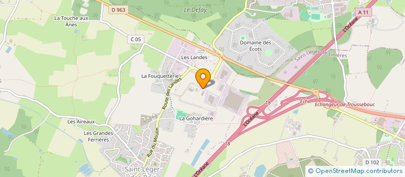 localisation de l'entreprise PRELEN  SAINT-LEGER-DE-LINIERES