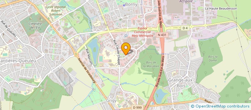 localisation de l'entreprise PRELEV'EST  METZ