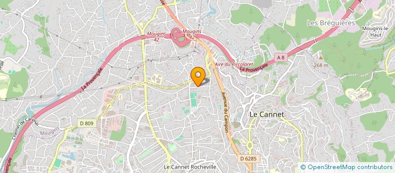 localisation de l'entreprise PRELIM à LE CANNET