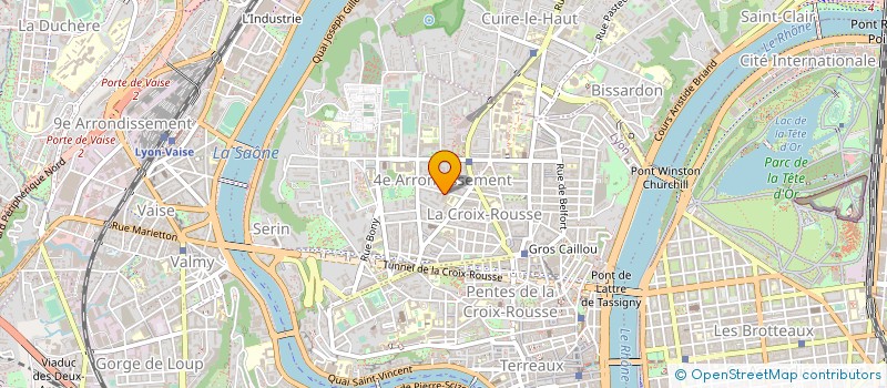 localisation de l'entreprise PRELLE ET COMPAGNIE à LYON
