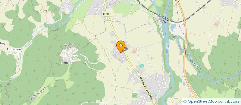 localisation de l'entreprise PRELONG  VIEILLE-BRIOUDE