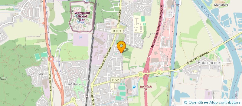 localisation de l'entreprise PRELOR  MAIZIERES-LES-METZ