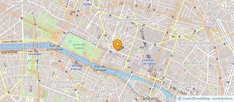 localisation de l'entreprise PRELUDE à PARIS