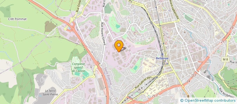 localisation de l'entreprise PRELUDE  SAINT-ETIENNE