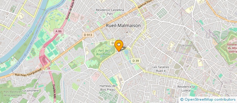 localisation de l'entreprise PRELUDE à RUEIL-MALMAISON