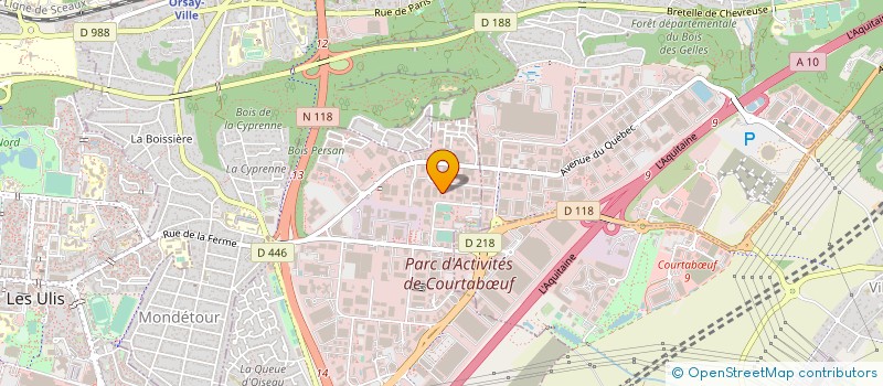 localisation de l'entreprise PRELUDE PARIS à LES ULIS
