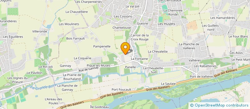 localisation de l'entreprise PRELUDES à FONDETTES